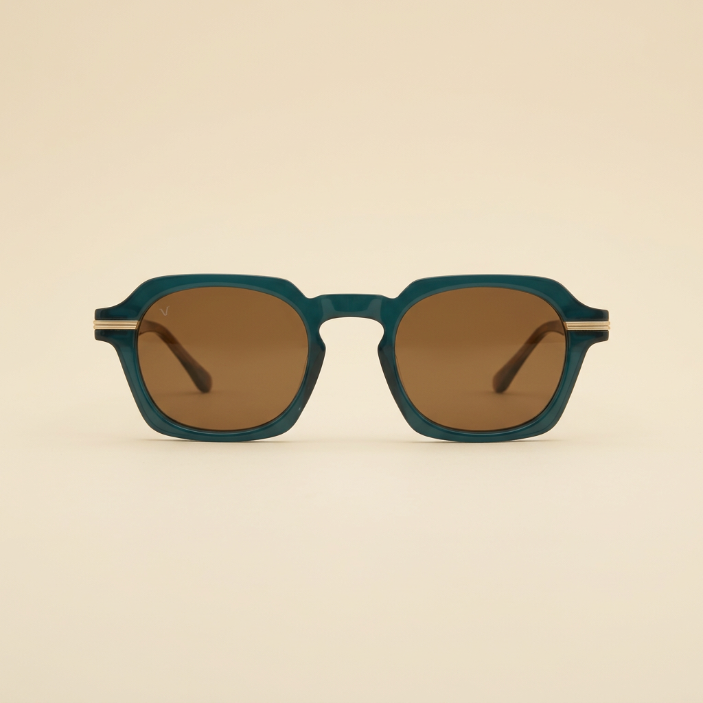 Lagoon — Deep Teal / Brown