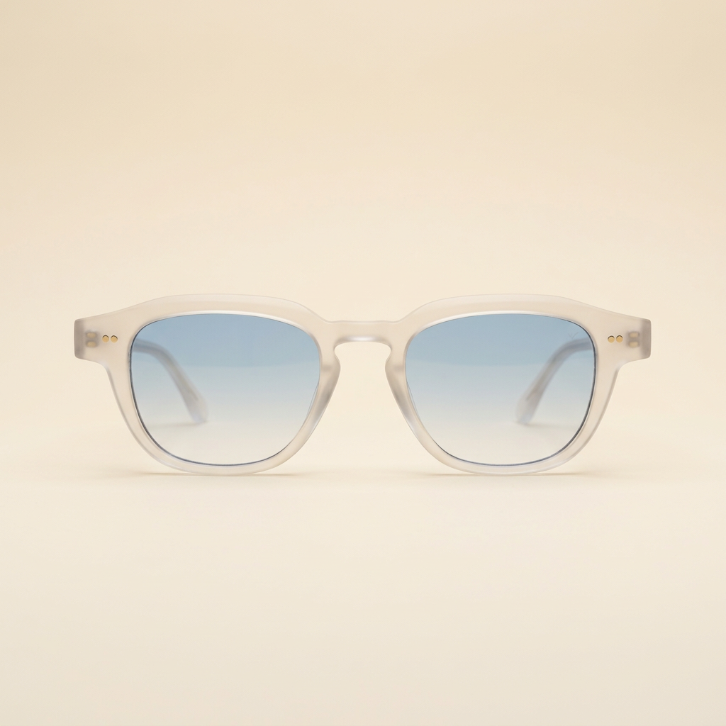 Pearl — Frosted White / Blue