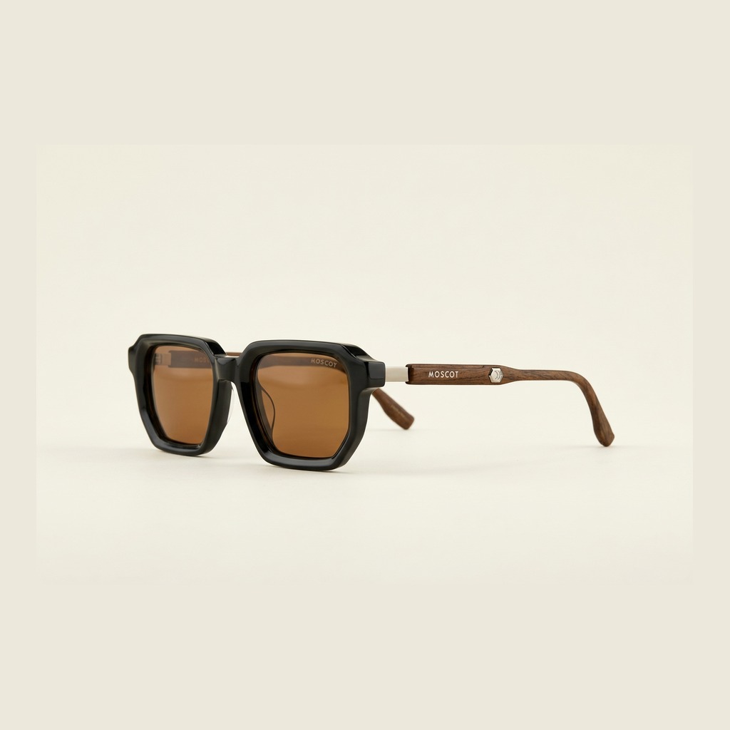 Cedar — Gloss Black / Amber, side view