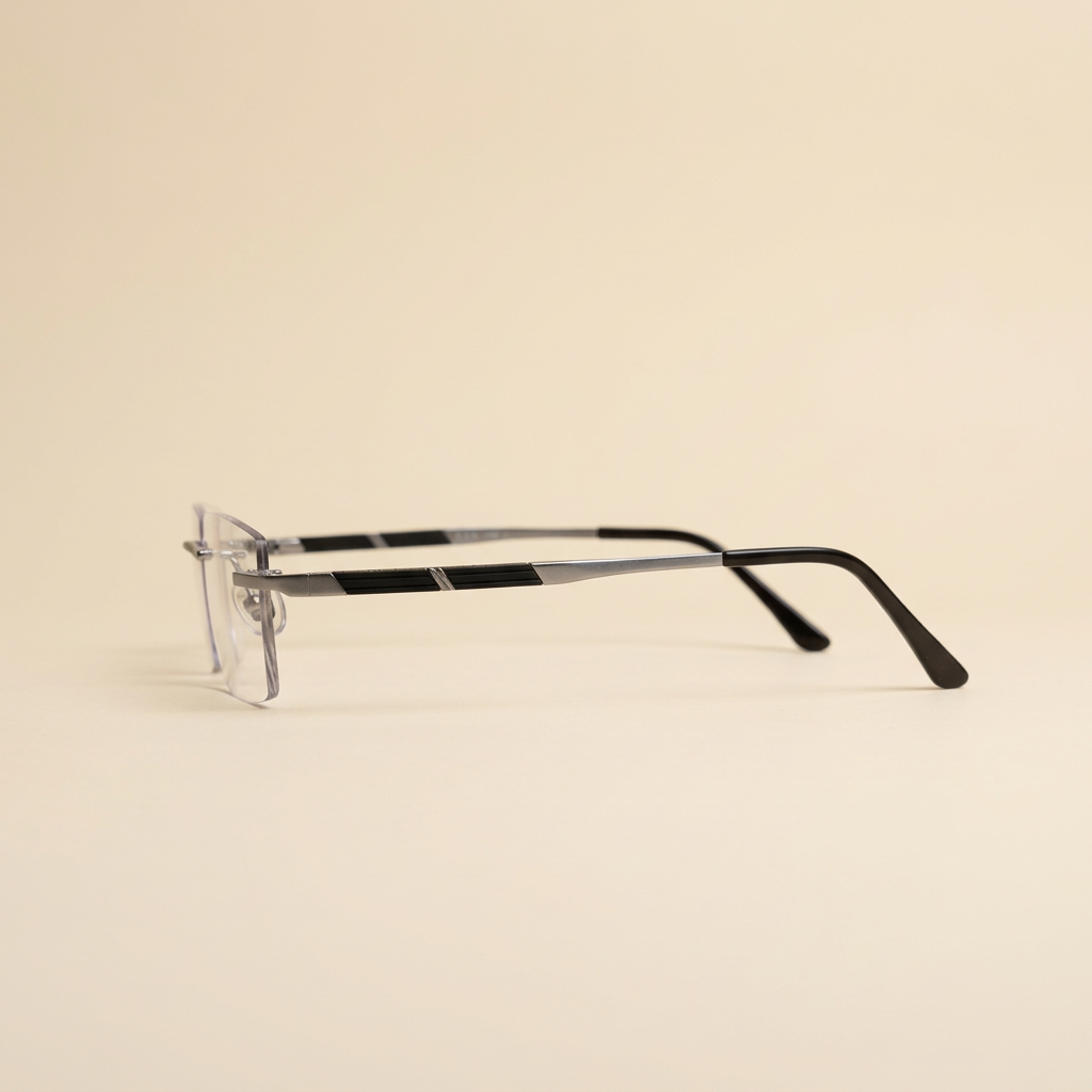 Meridian — Silver / Black, side view